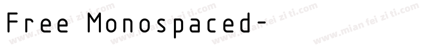 Free Monospaced字体转换